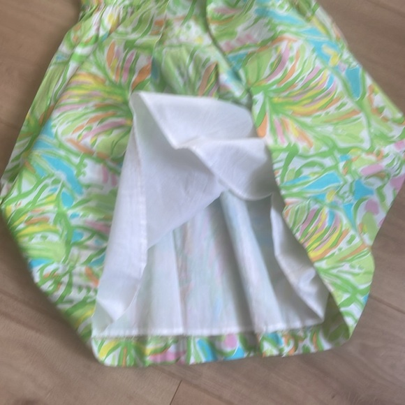 Lilly Pulitzer size 2 Strapless tied back Floral woman's Dress - Picture 5 of 10